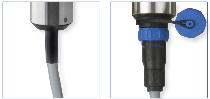 Optional plug options for bypass or submersible installations